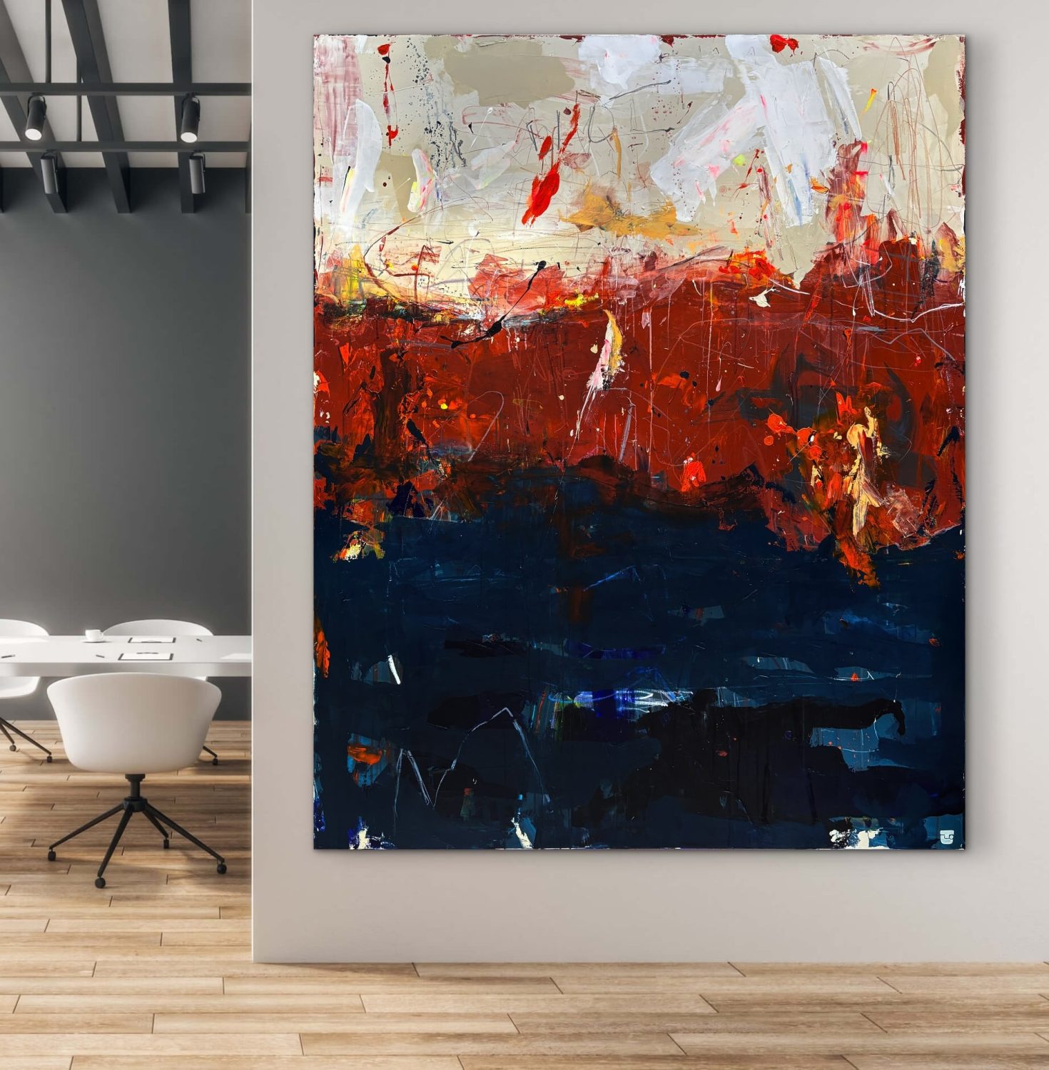 Hvert år - abstrakte malerier 160x200 cm
