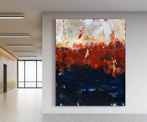 Hvert år - abstrakte malerier 160x200 cm
